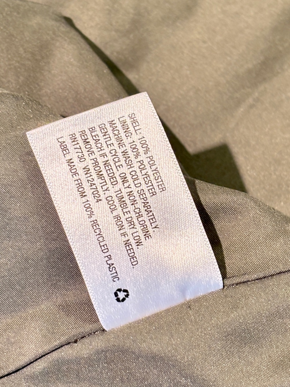 Hunter for Target Olive Green and Cream Varsity Bomber Jacket XL - Picture 8 of 9
